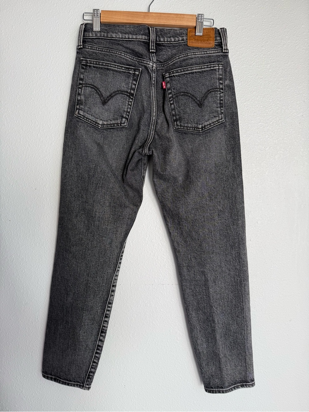 Levi’s Premium Denim Wedgie Black Acid Wash Grey